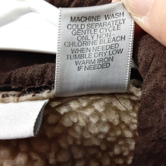 Vintage Tantrums Woman's Vest Size LARGE, Brown, Zip Closure, Zip Pockets - Picture 5 of 6